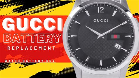 mens gucci watch battery